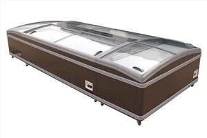 Морозильна камера з розсувними дверцятами зверху відкритого типу