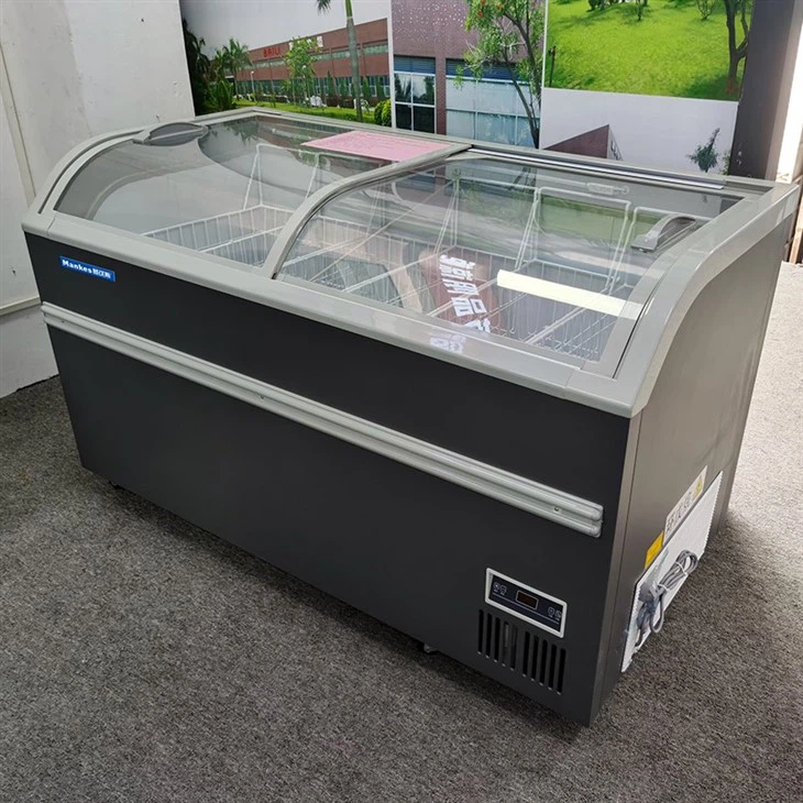 Curved Glass Ice Chest