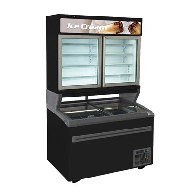 Вертикальна морозильна камера для морозива